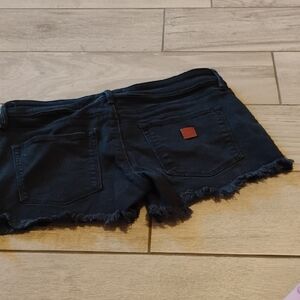 Women's Navy Blue Denim Shorts